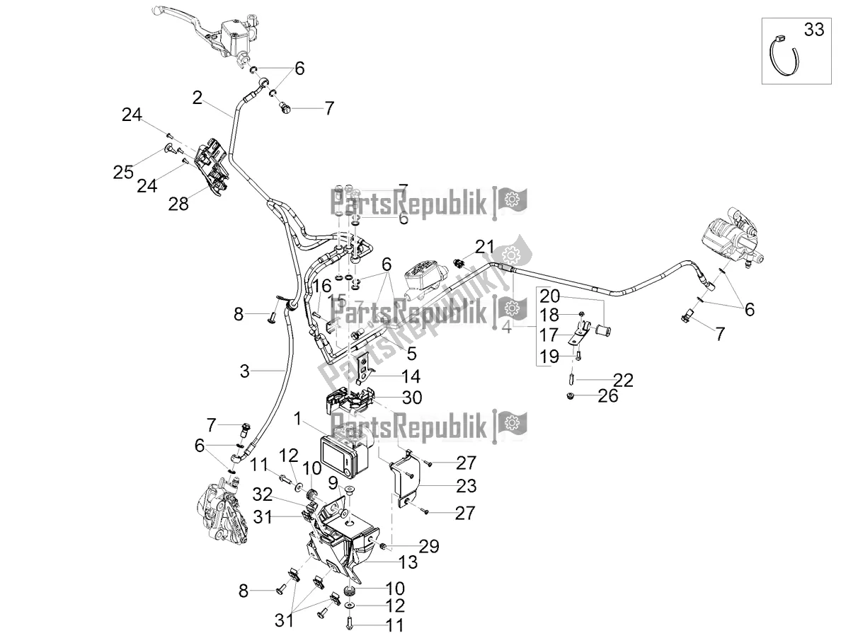Todas las partes para Sistema De Frenos Abs de Moto-Guzzi V7 Special 850 2021