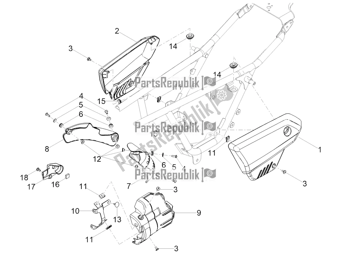 Toutes les pièces pour le Corps Central du Moto-Guzzi V7 Special 850 2021