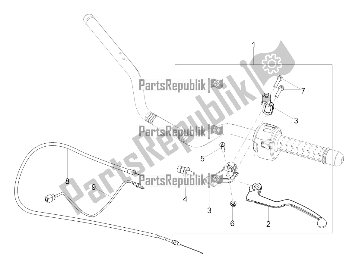 Toutes les pièces pour le Commande D'embrayage du Moto-Guzzi V7 Special 850 2021