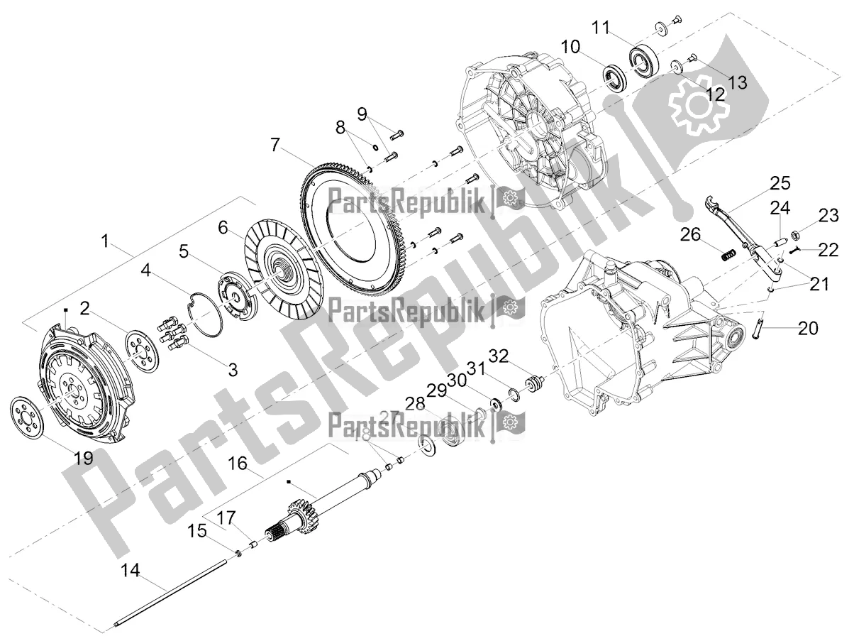 Toutes les pièces pour le Embrayage du Moto-Guzzi V7 Special 850 2021