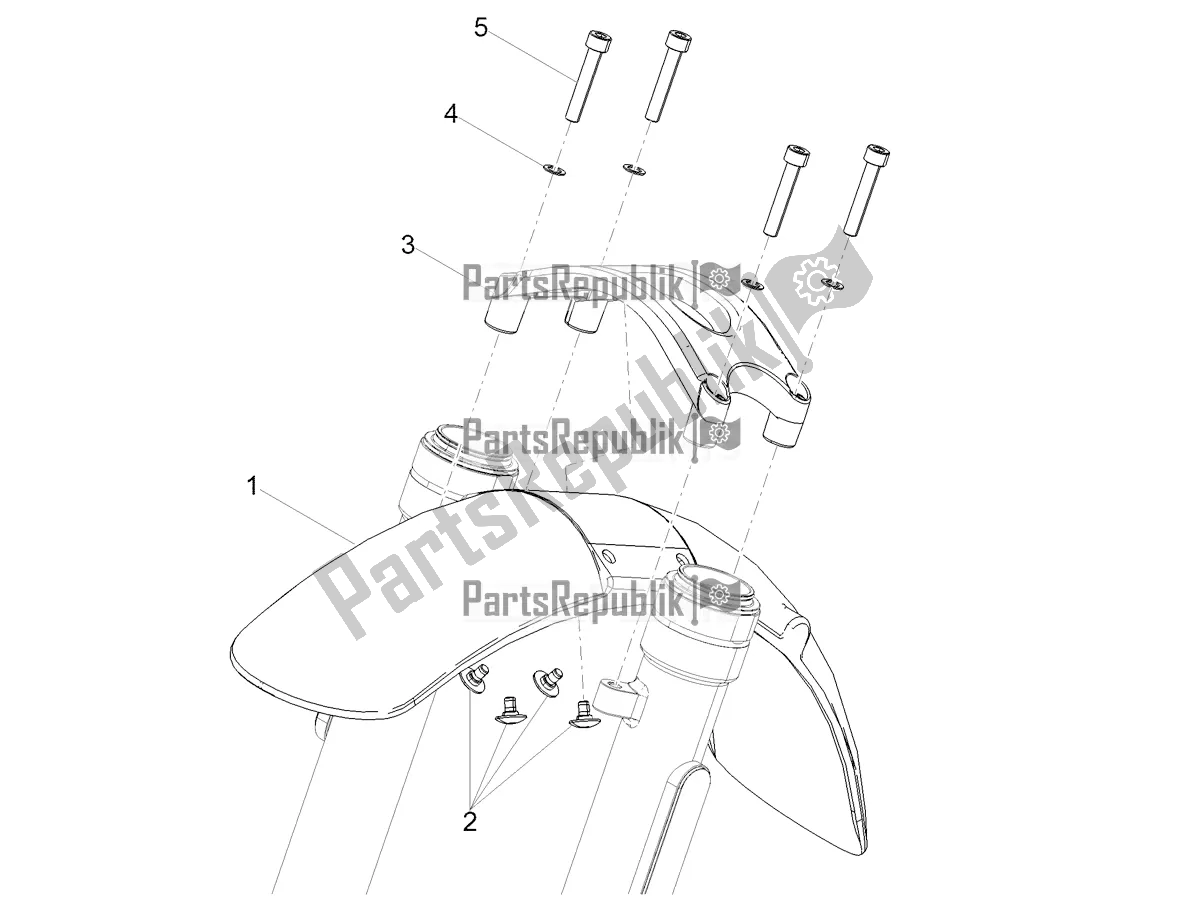 Tutte le parti per il Parafango Anteriore-colonna del Moto-Guzzi V7 Special 850 2021