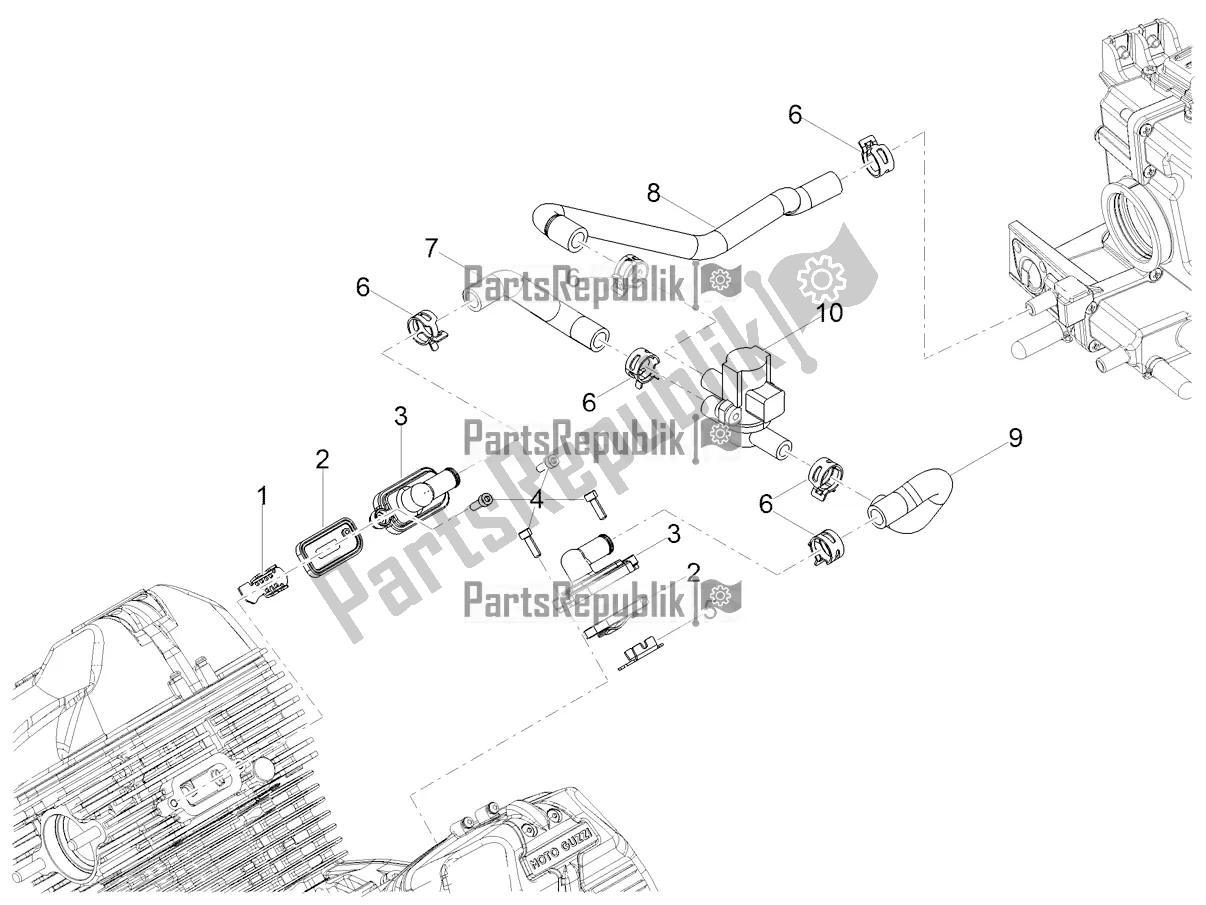 All parts for the Secondary Air of the Moto-Guzzi V7 Special 850 2021