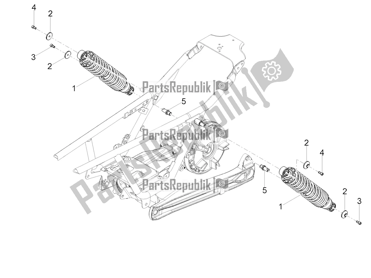 Todas las partes para Amortiguador de Moto-Guzzi V7 Special 850 2021