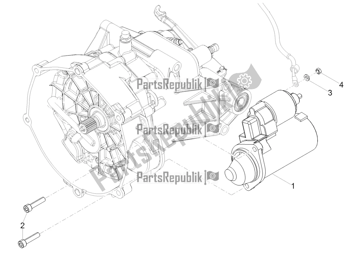 Toutes les pièces pour le Démarreur / Démarreur électrique du Moto-Guzzi V7 Special 850 2021