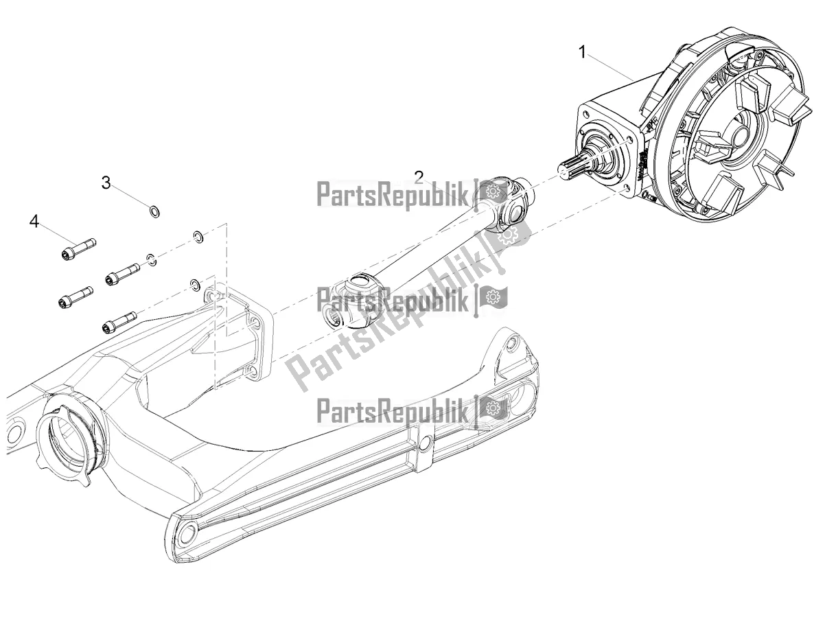 Toutes les pièces pour le Transmission Terminée du Moto-Guzzi V7 Special 850 2021