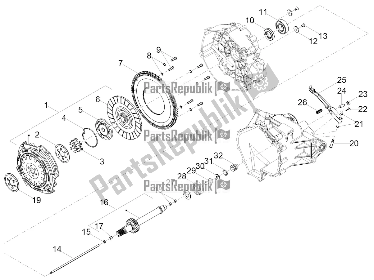 Todas as partes de Embreagem do Moto-Guzzi V7 Special 850 2022