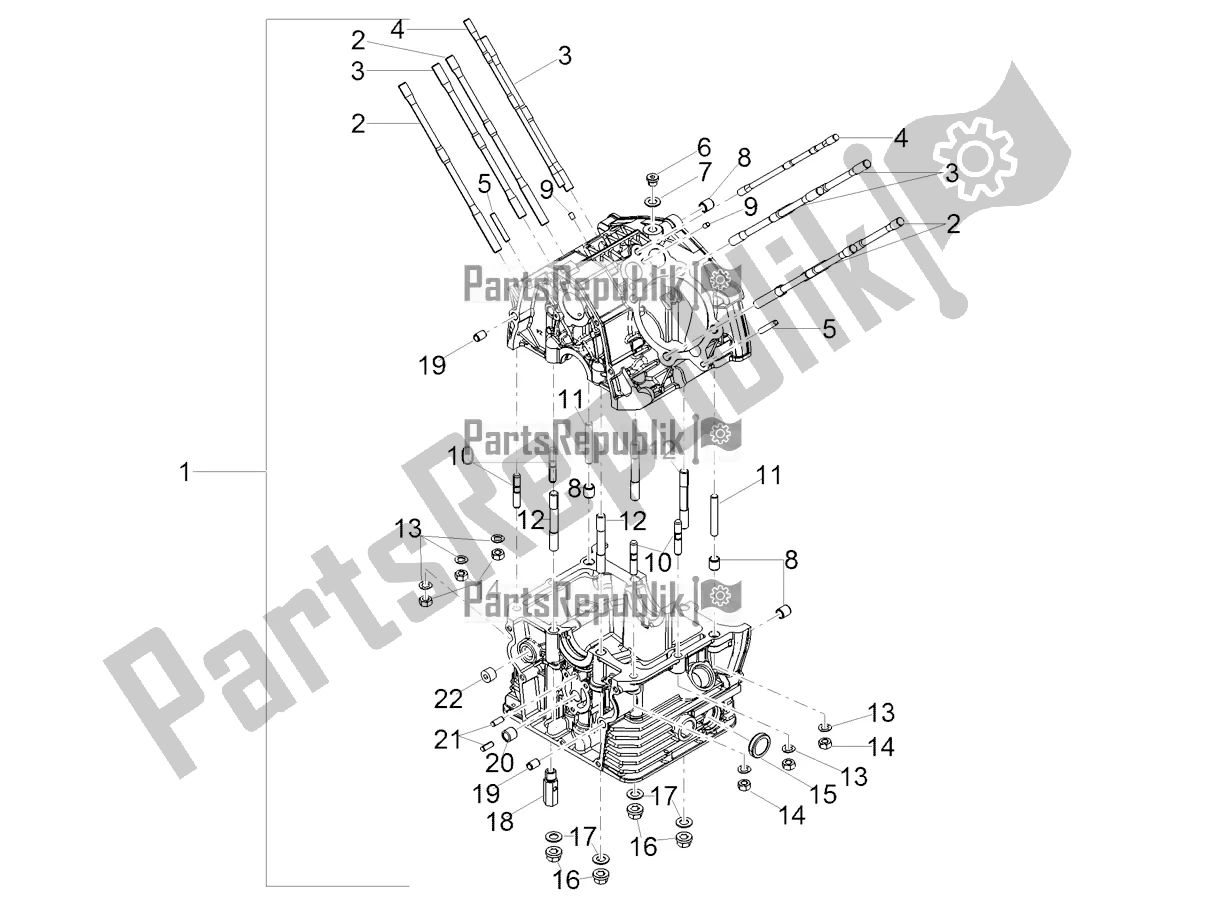 Toutes les pièces pour le Carters I du Moto-Guzzi V7 Special 850 2022