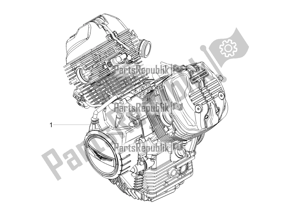 All parts for the Engine-completing Part-lever of the Moto-Guzzi V7 Special 850 2022