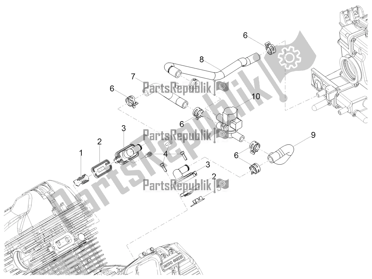 Toutes les pièces pour le Air Secondaire du Moto-Guzzi V7 Special 850 2022