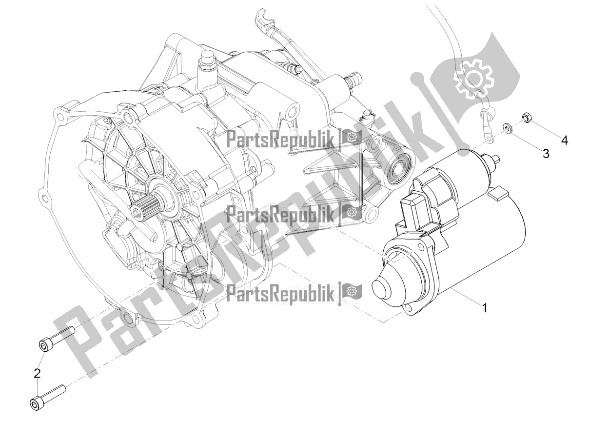Todas las partes para Arranque / Arranque Eléctrico de Moto-Guzzi V7 Special 850 2022