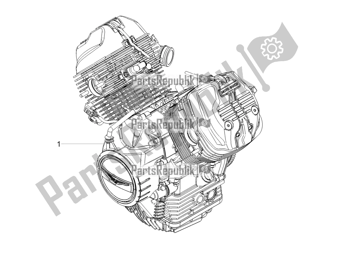 All parts for the Engine-completing Part-lever of the Moto-Guzzi V7 Special 850 Apac 2021