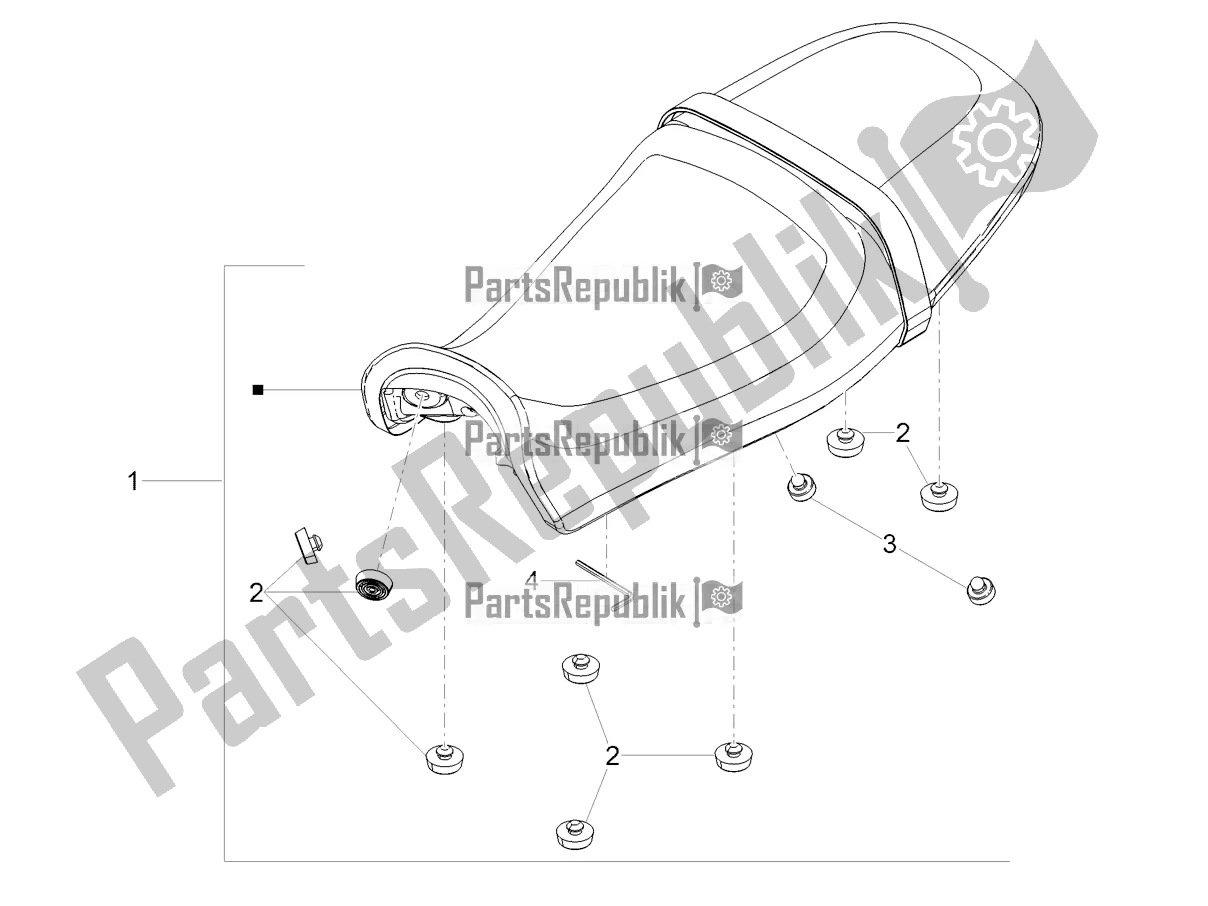 Toutes les pièces pour le Selle du Moto-Guzzi V7 Special 850 Apac 2021