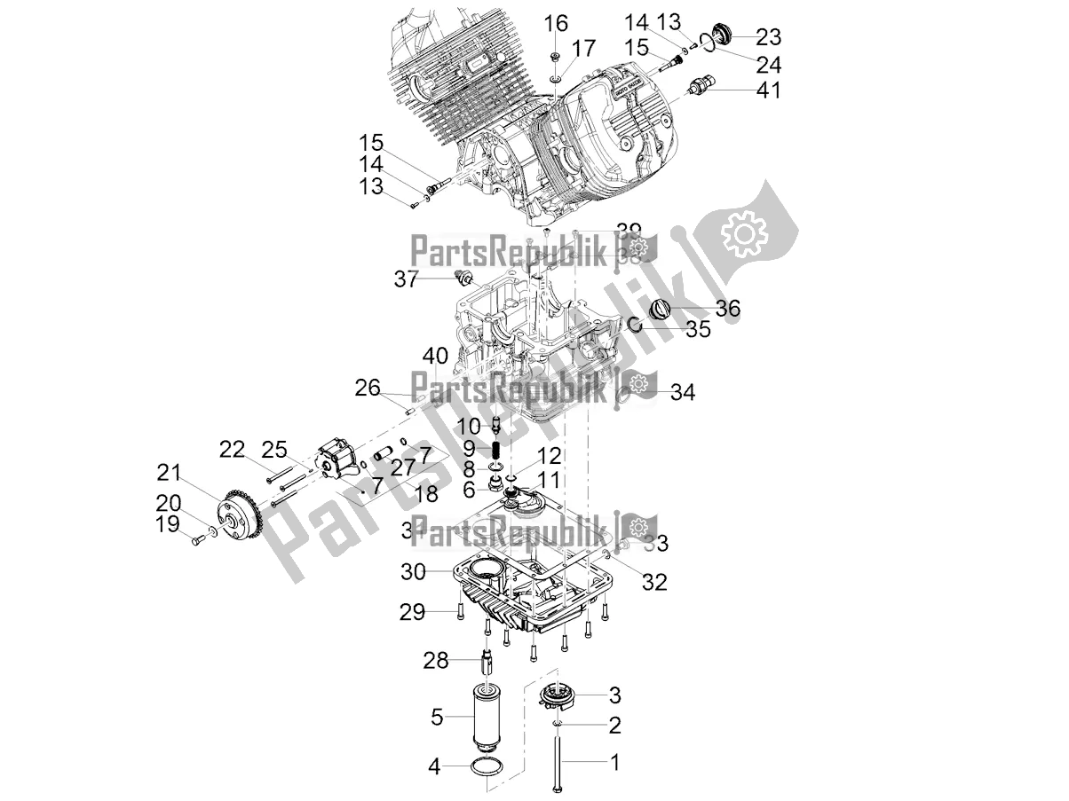 Tutte le parti per il Lubrificazione del Moto-Guzzi V7 Special 850 Apac 2022