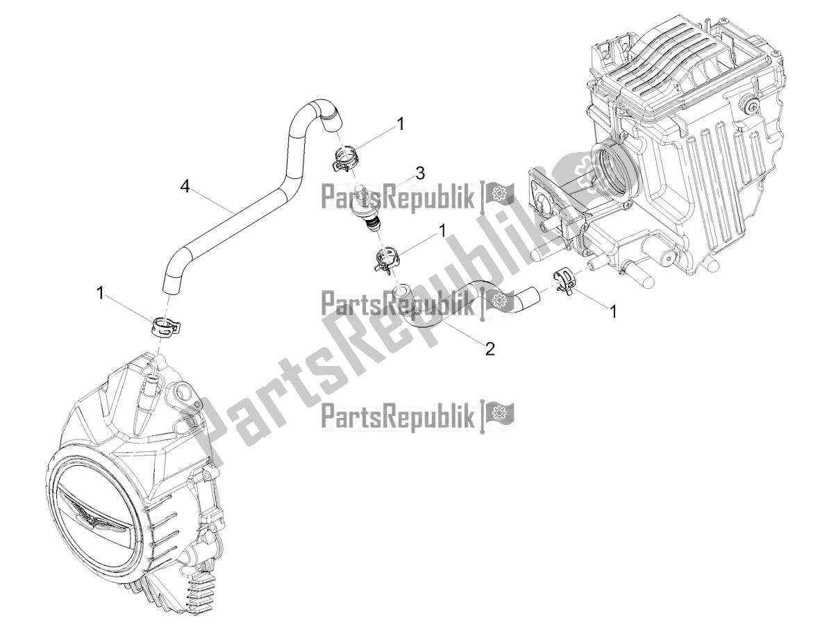 Tutte le parti per il Sistema Di Soffiaggio del Moto-Guzzi V7 Special 850 USA 2022