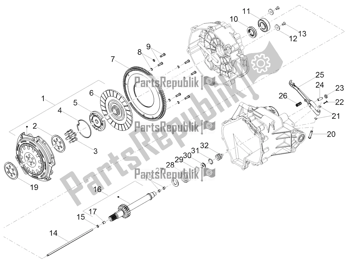 Tutte le parti per il Frizione del Moto-Guzzi V7 Special 850 USA 2022