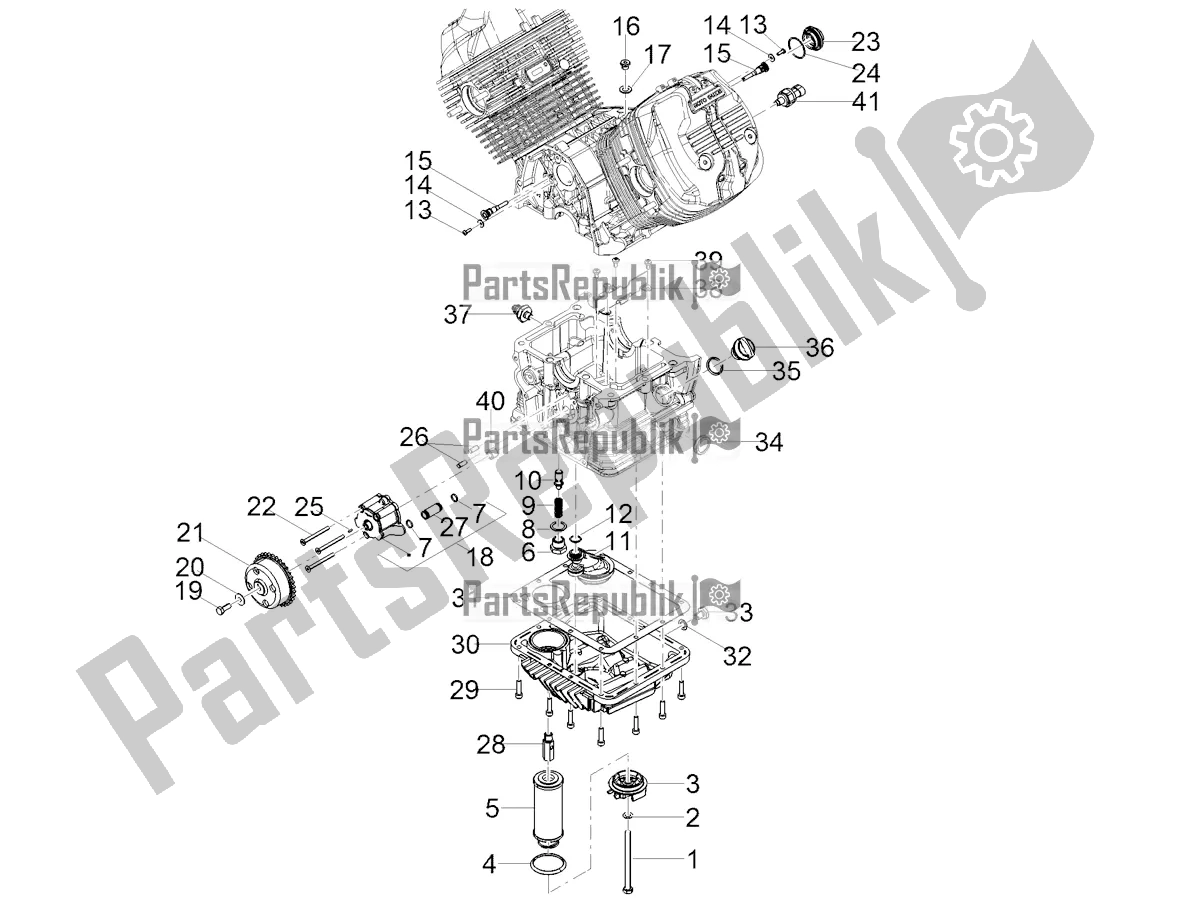 Todas las partes para Lubricación de Moto-Guzzi V7 Special 850 USA 2022