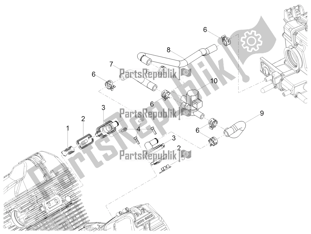 Todas las partes para Aire Secundario de Moto-Guzzi V7 Special 850 USA 2022