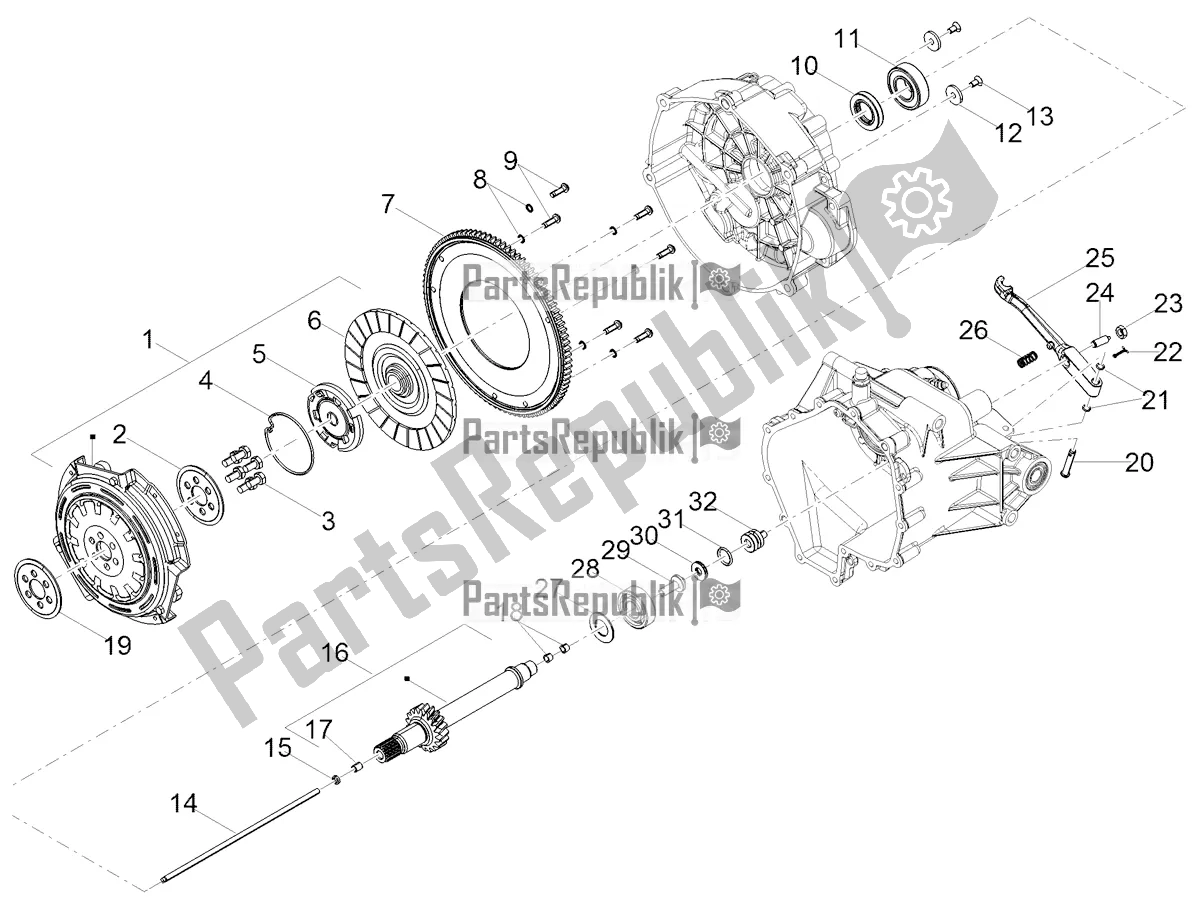 Toutes les pièces pour le Embrayage du Moto-Guzzi V7 Stone 850 2021