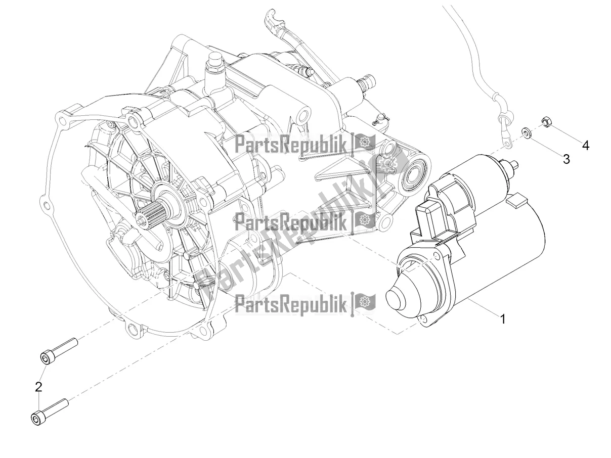 Tutte le parti per il Avviamento / Avviamento Elettrico del Moto-Guzzi V7 Stone 850 2021