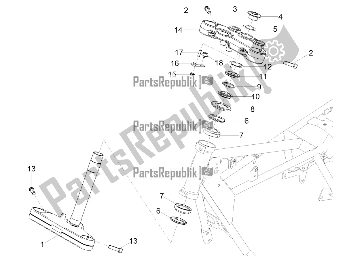 Toutes les pièces pour le Pilotage du Moto-Guzzi V7 Stone 850 2021