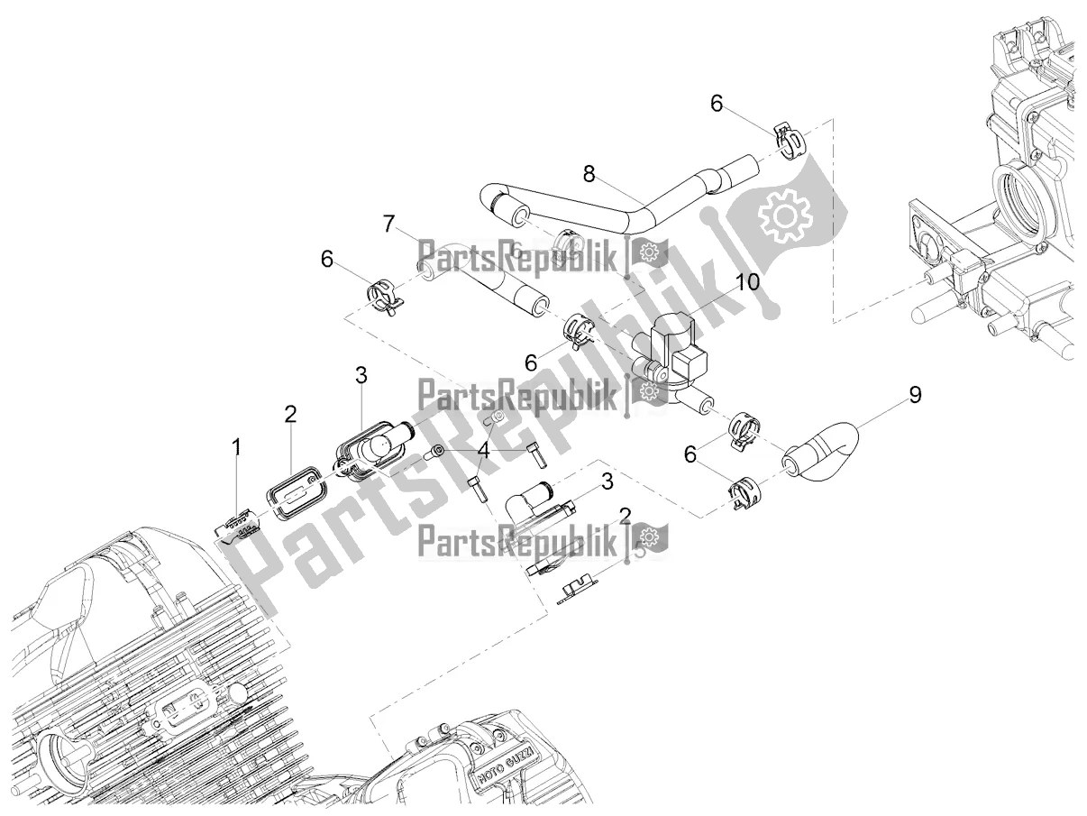 Tutte le parti per il Aria Secondaria del Moto-Guzzi V7 Stone 850 2022