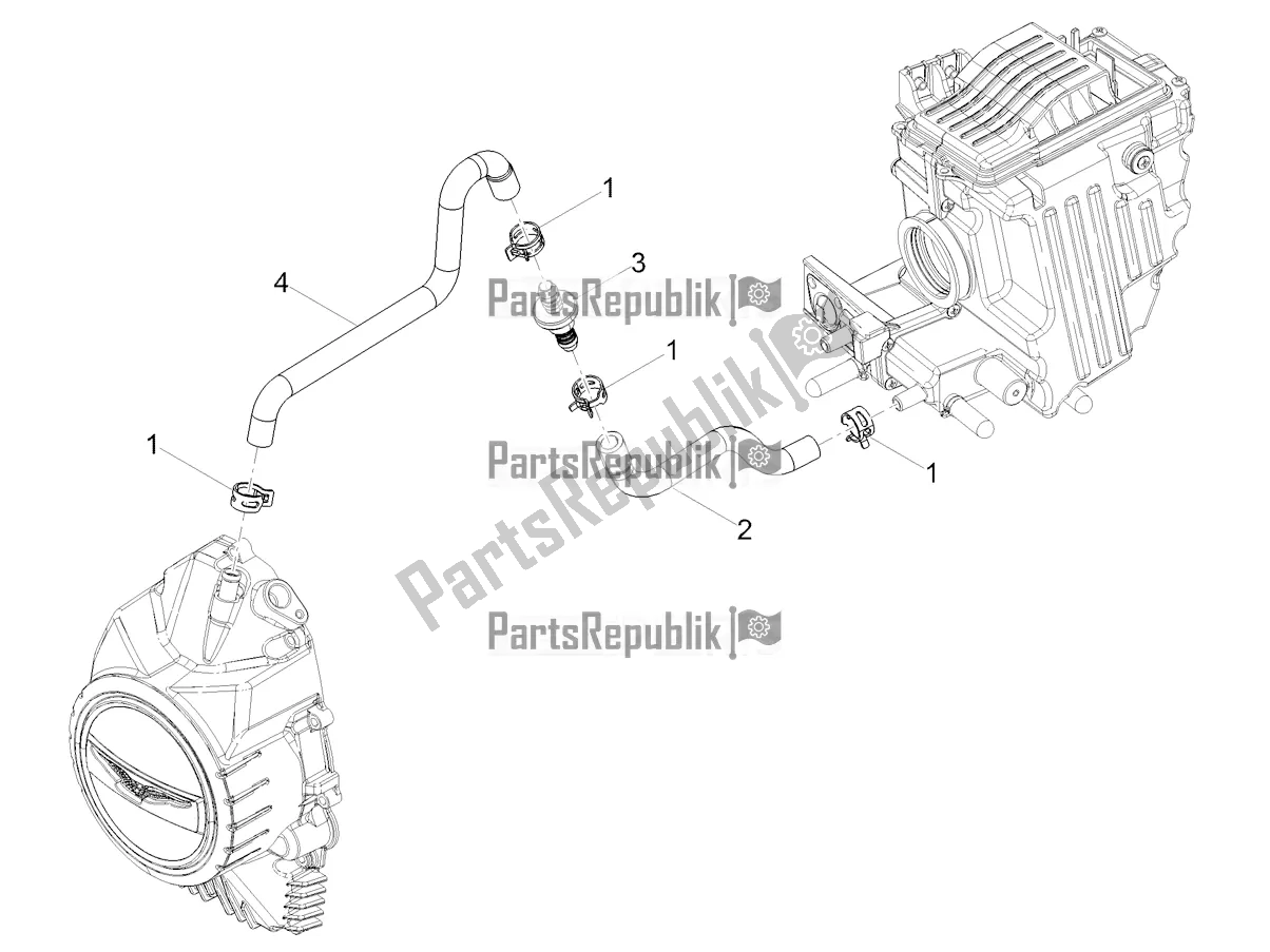 Tutte le parti per il Sistema Di Soffiaggio del Moto-Guzzi V7 Stone 850 Apac 2021