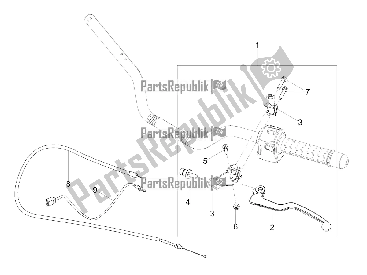 Toutes les pièces pour le Commande D'embrayage du Moto-Guzzi V7 Stone 850 Apac 2021