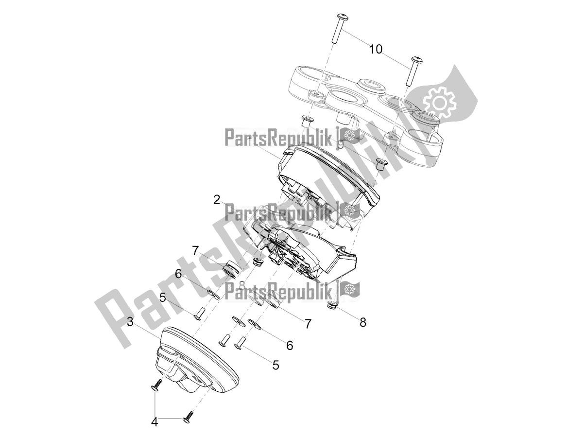 Toutes les pièces pour le Instruments du Moto-Guzzi V7 Stone 850 Apac 2021