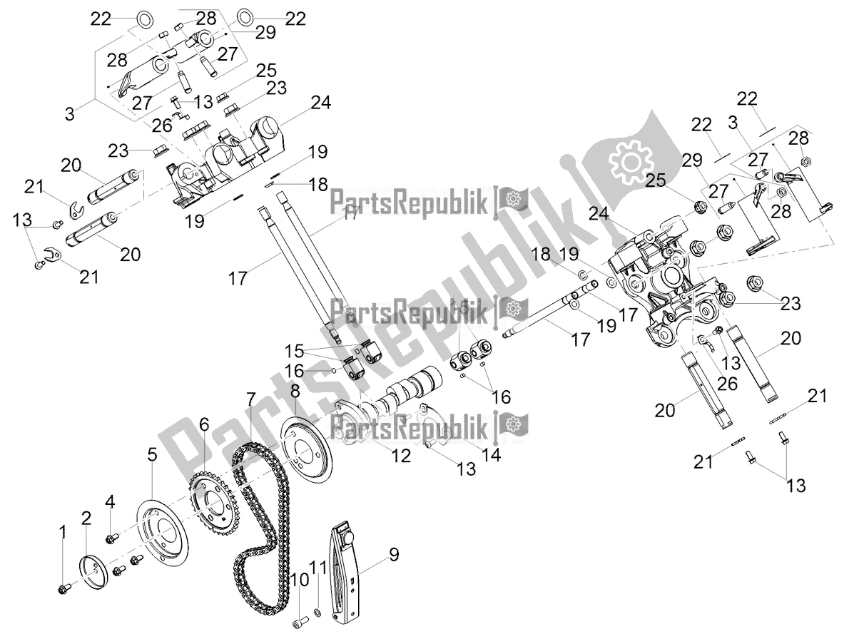 Todas las partes para Sistema De Cronometraje de Moto-Guzzi V7 Stone 850 Apac 2021