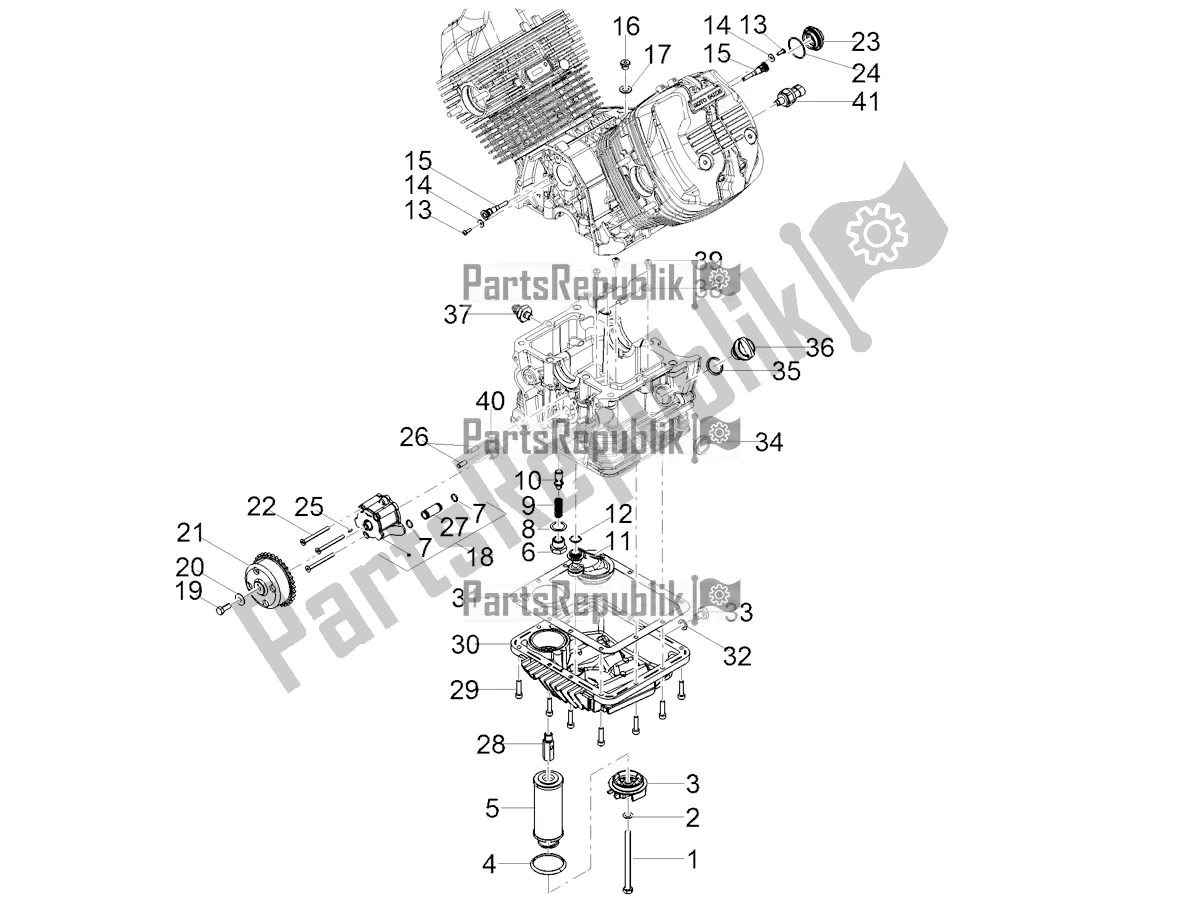 Tutte le parti per il Lubrificazione del Moto-Guzzi V7 Stone 850 Apac 2022