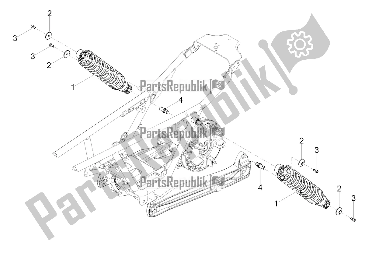 Wszystkie części do Amortyzator Moto-Guzzi V7 Stone 850 Apac 2022