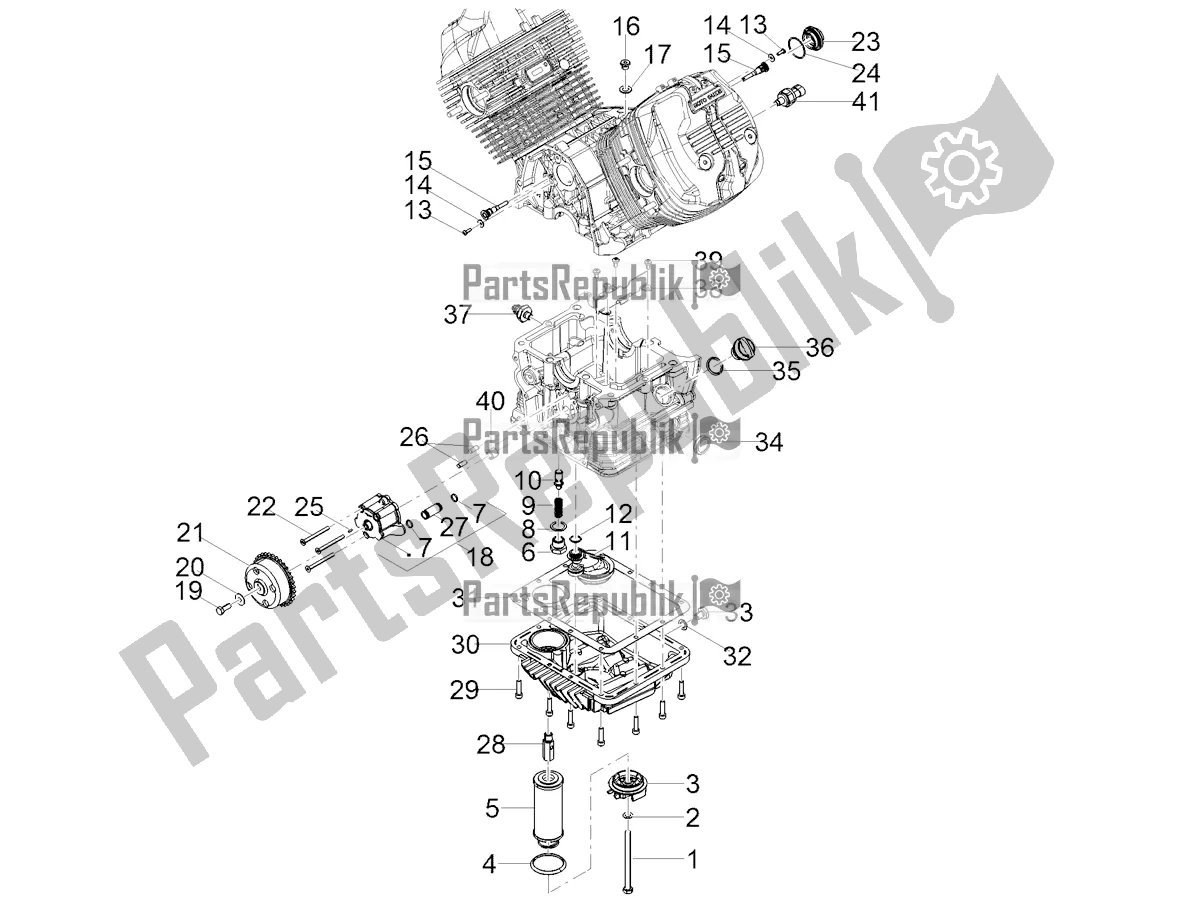 Toutes les pièces pour le Lubrification du Moto-Guzzi V7 Stone 850 USA 2021