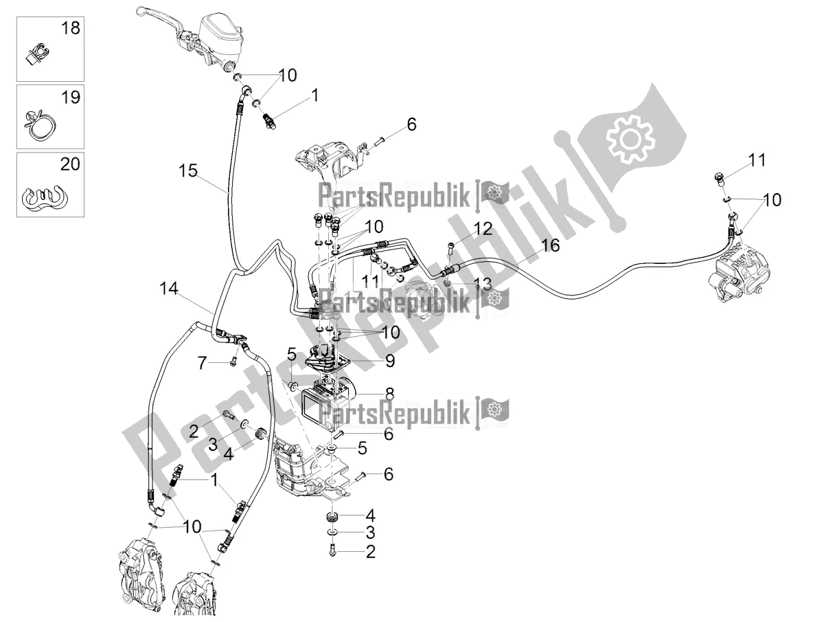 Todas las partes para Sistema De Frenos Abs de Moto-Guzzi V 85 TT 850 2020