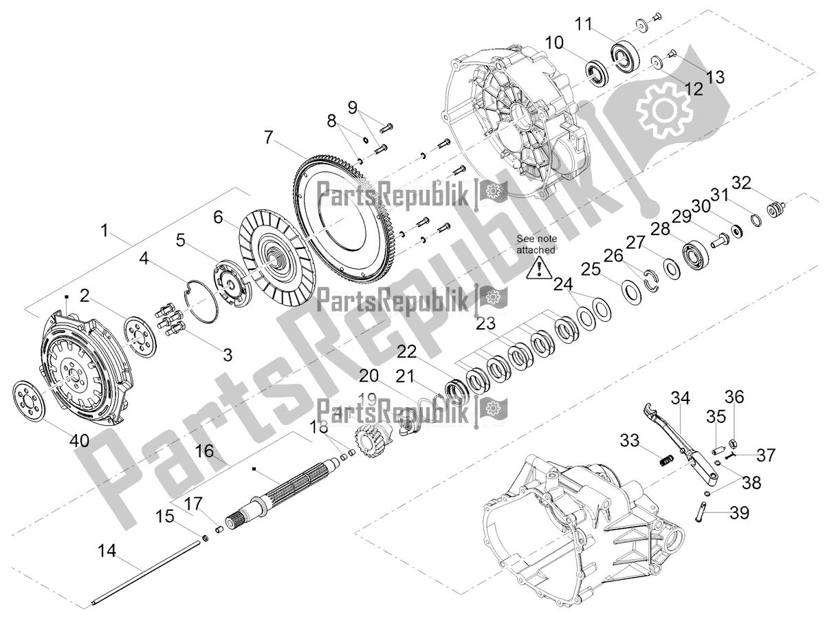 Todas las partes para Embrague de Moto-Guzzi V 85 TT 850 2020