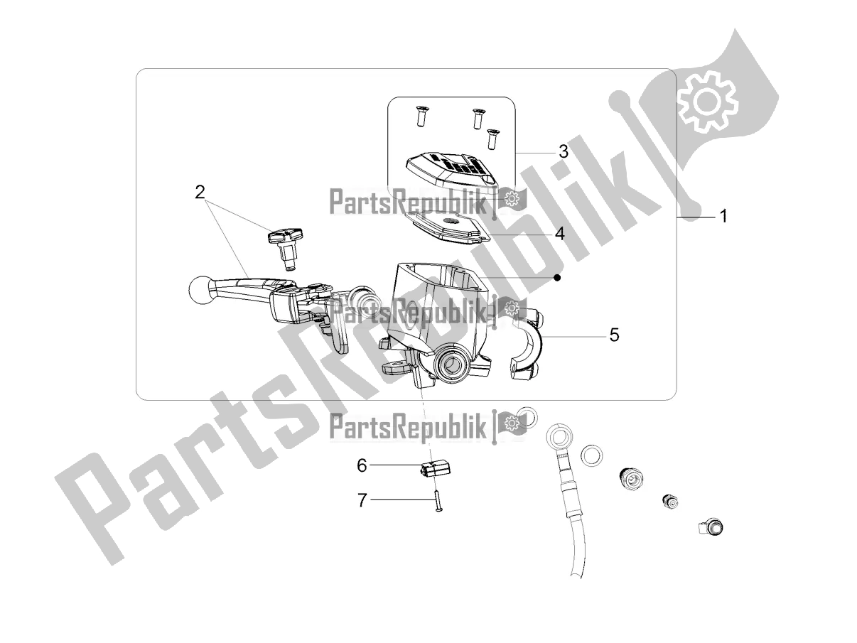 Todas las partes para Cilindro Maestro Delantero de Moto-Guzzi V 85 TT 850 2020