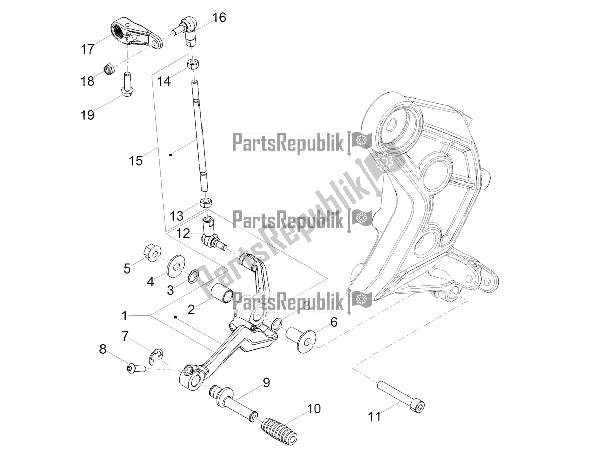 Toutes les pièces pour le Levier du Moto-Guzzi V 85 TT 850 2020