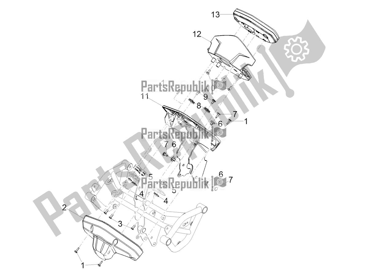 Toutes les pièces pour le Instruments du Moto-Guzzi V 85 TT 850 2020