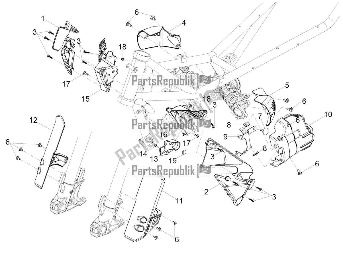 Toutes les pièces pour le Protection du Moto-Guzzi V 85 TT 850 2020