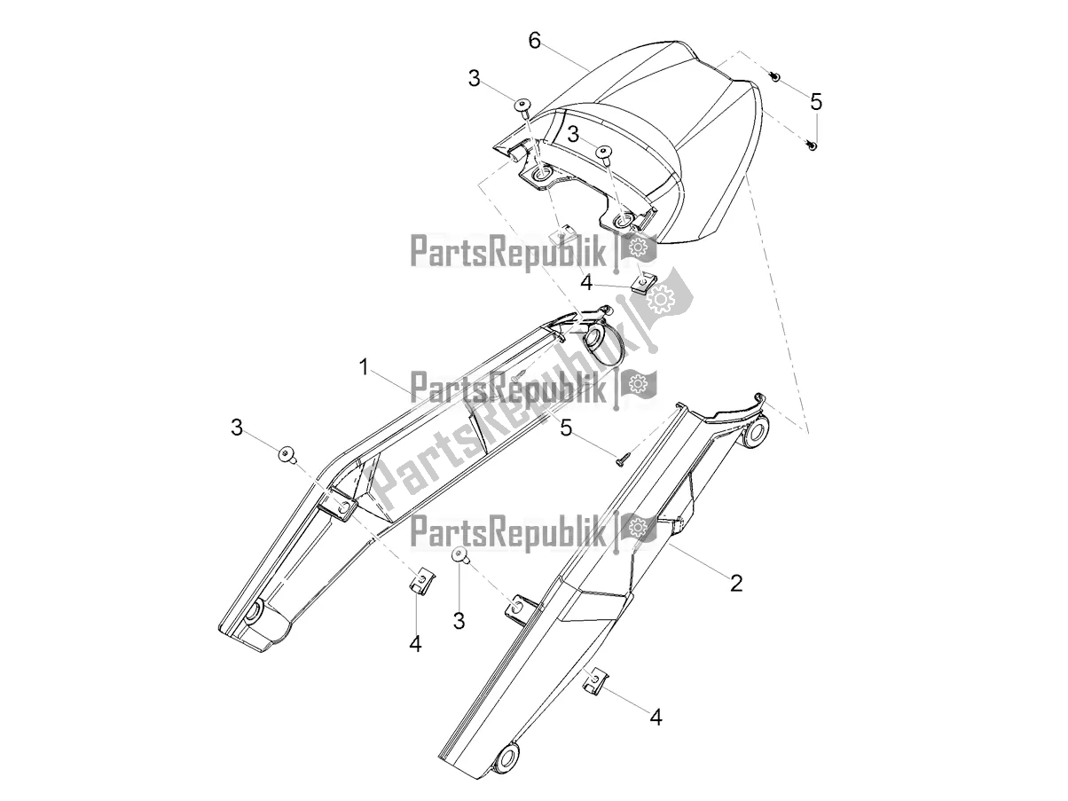 Todas las partes para Cuerpo Trasero de Moto-Guzzi V 85 TT 850 2020