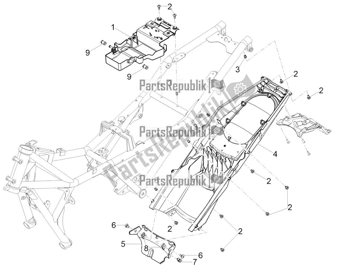 Todas las partes para Compartimento De La Silla De Montar de Moto-Guzzi V 85 TT 850 2020