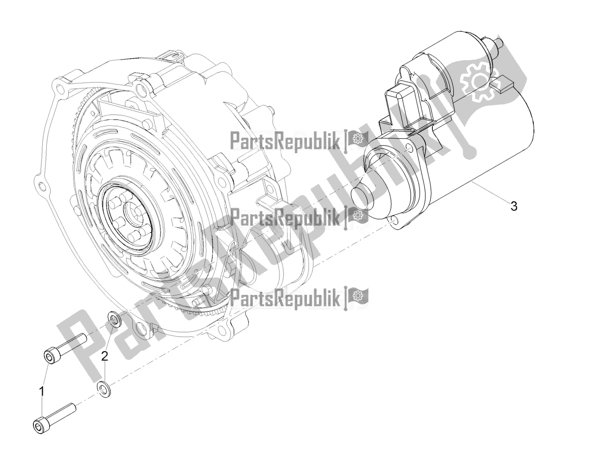 Todas las partes para Arranque / Arranque Eléctrico de Moto-Guzzi V 85 TT 850 2020
