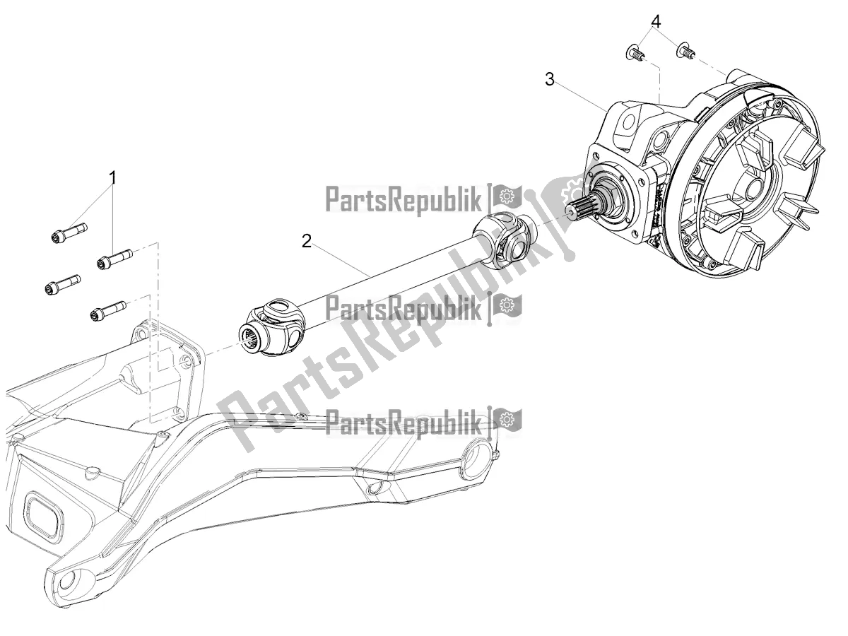 Toutes les pièces pour le Transmission Terminée du Moto-Guzzi V 85 TT 850 2020