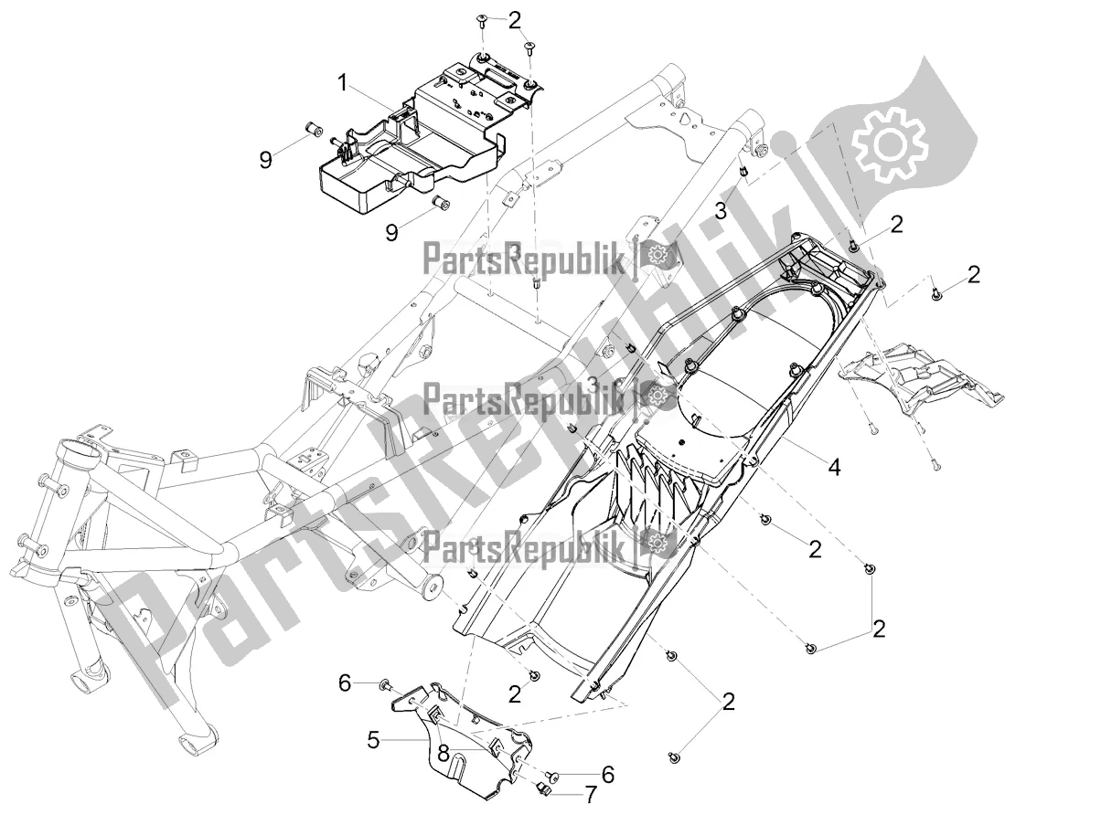 Toutes les pièces pour le Compartiment De Selle du Moto-Guzzi V 85 TT 850 2021
