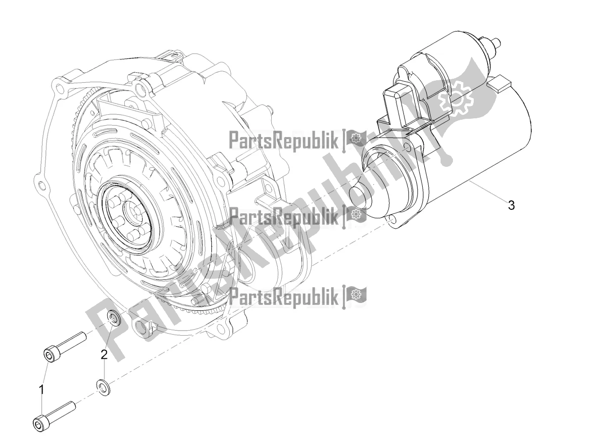 Toutes les pièces pour le Démarreur / Démarreur électrique du Moto-Guzzi V 85 TT 850 2021