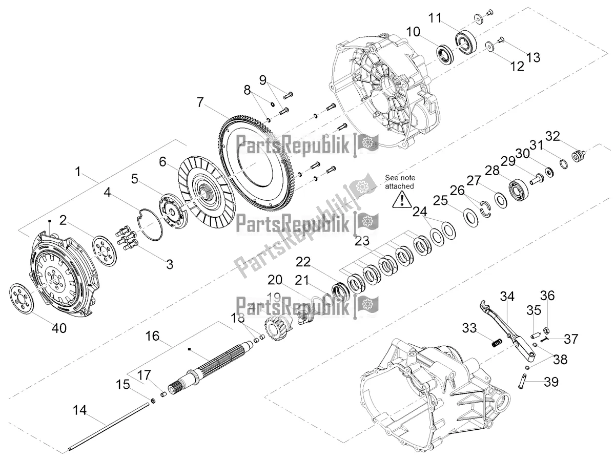 Tutte le parti per il Frizione del Moto-Guzzi V 85 TT 850 2022