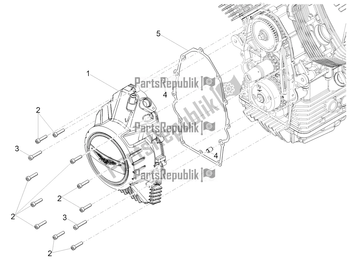 Todas las partes para Cubierta Del Volante de Moto-Guzzi V 85 TT Apac 850 2019