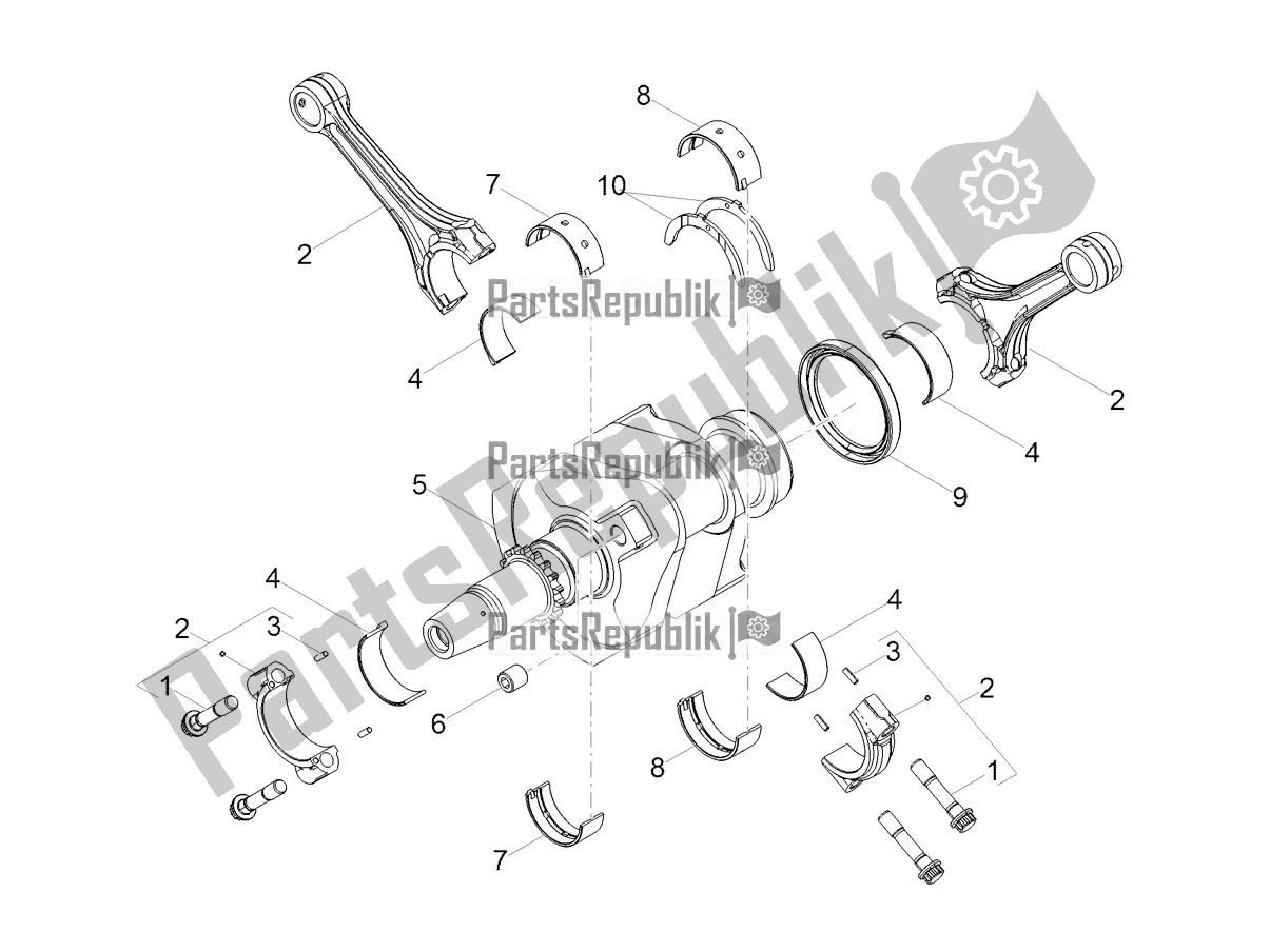 All parts for the Drive Shaft of the Moto-Guzzi V 85 TT Apac 850 2020