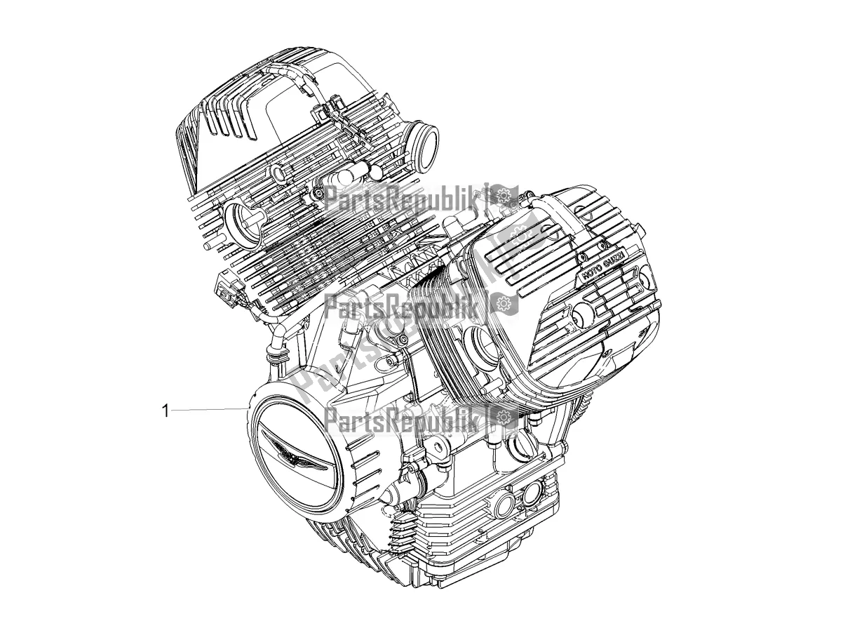 Todas as partes de Alavanca Parcial De Completação Do Motor do Moto-Guzzi V 85 TT Apac 850 2021