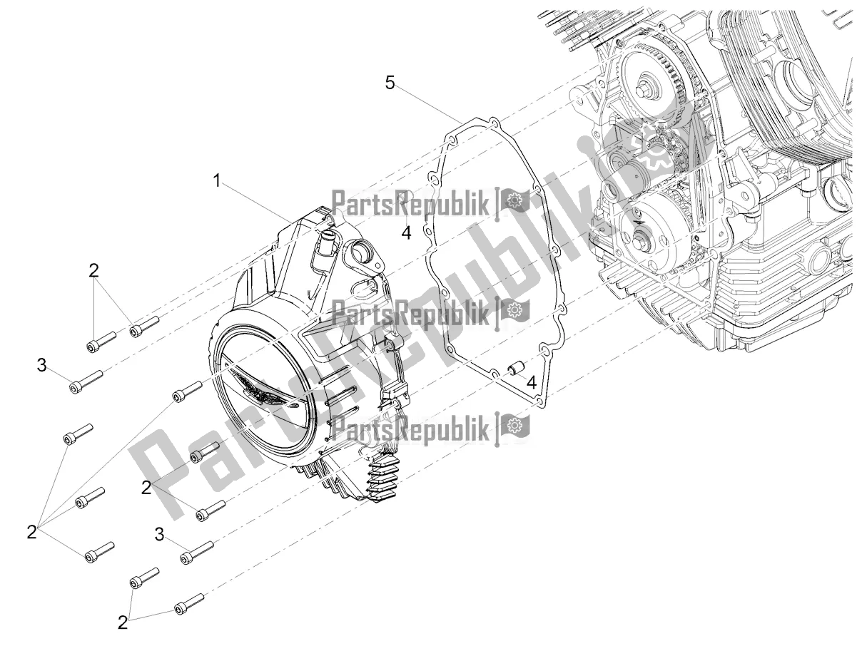 Todas las partes para Cubierta Del Volante de Moto-Guzzi V 85 TT Apac 850 2021