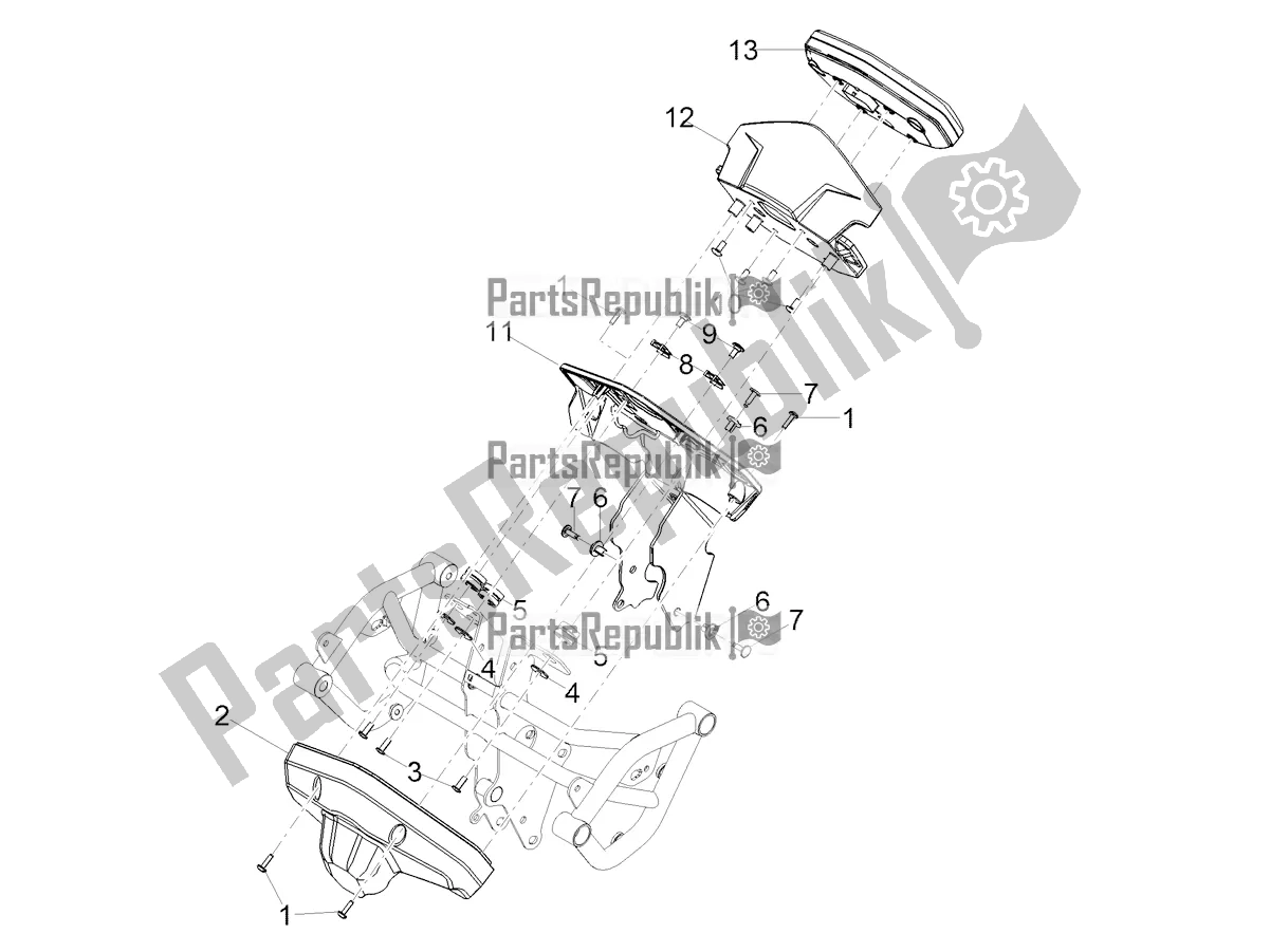 Tutte le parti per il Strumenti del Moto-Guzzi V 85 TT Apac 850 2022